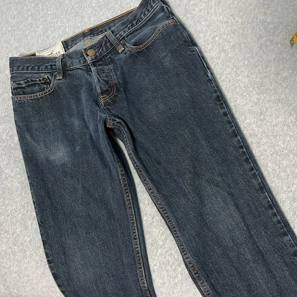 Hollister Mens Slim Straight Jeans Size 30 Blue